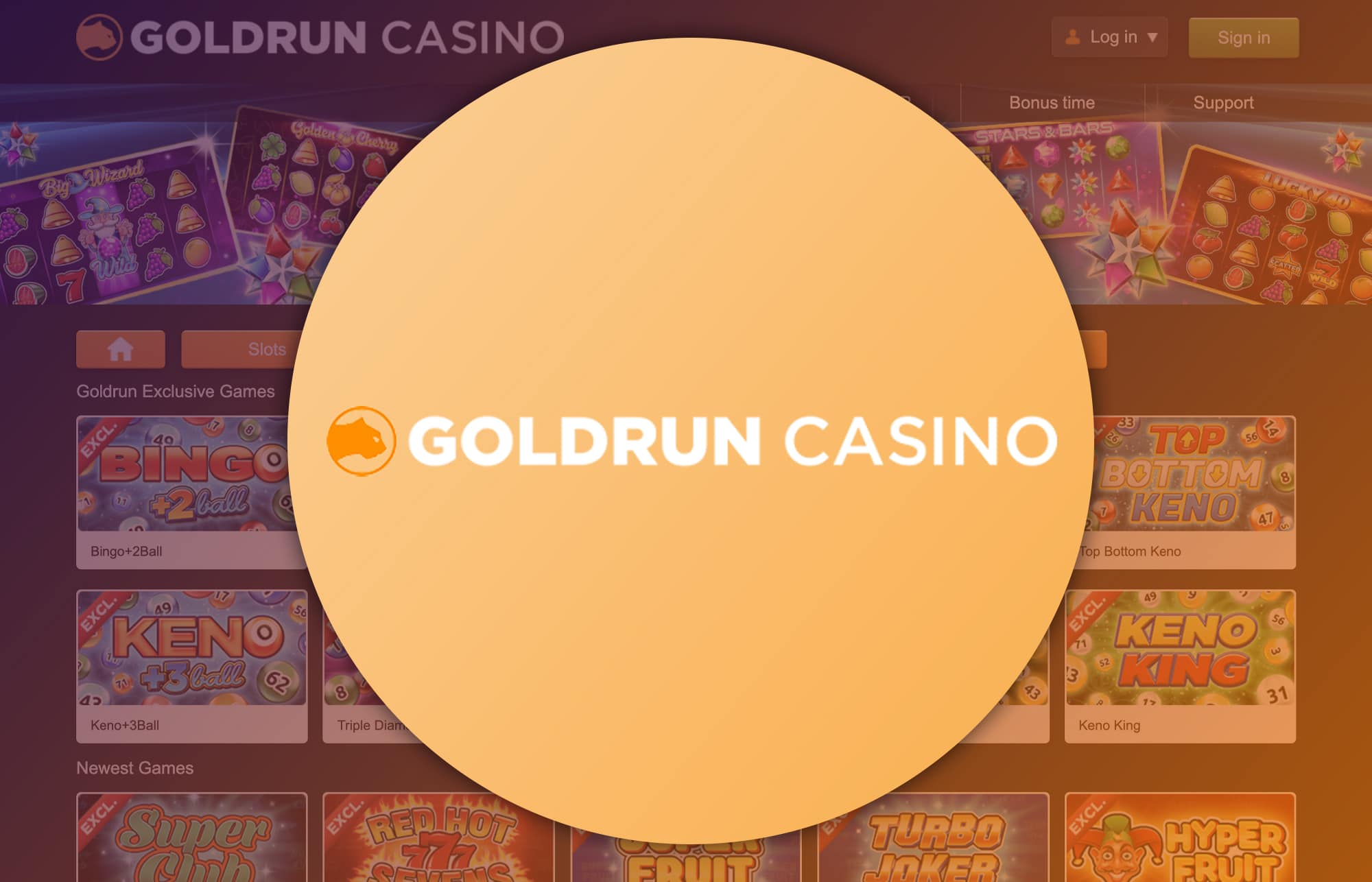 licencié GoldRun Casino bonus de dépôt égalé image en France